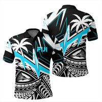 Polynesian Pride Apparel Fijian Polo Shirt Fiji Rugby 2021 Polo Shirt Black - Polynesian Pride