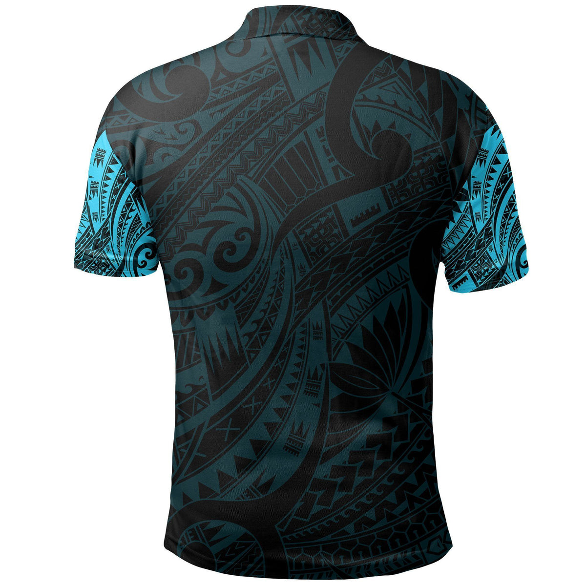 Polynesian Pride Apparel Hei Tiki Maori Tattoo Polo Shirt Blue - Polynesian Pride