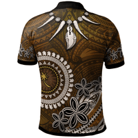 Polynesian Pride Apparel Chuuk Polo Shirt Polynesian Boar Tusk - Polynesian Pride