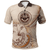 Polynesian Pride Apparel Federated States of Micronesia Polo Shirt Hibiscus Flowers Vintage Style Unisex Nude - Polynesian Pride