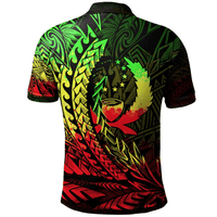 Polynesian Pride Apparel Pohnpei State Polo Shirt Reggae Wings Style - Polynesian Pride