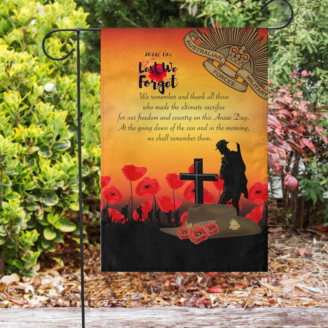 Polynesian Pride Flag - Anzac Day We Shall Remember Them Flag - Polynesian Pride