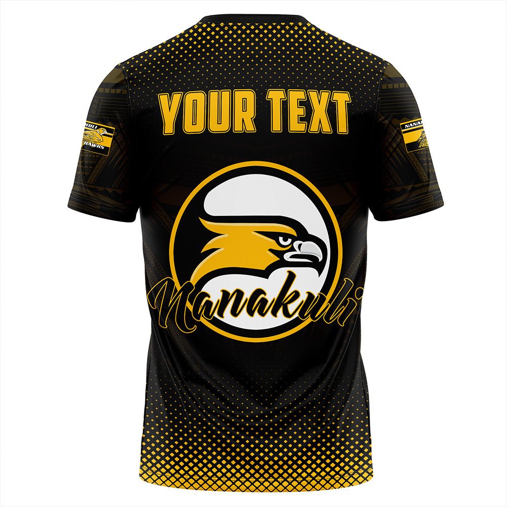 Polynesian Pride T Shirt Personalized Hawaii Class Of Nanakuli Golden Hawks T Shirt LT10 - Polynesian Pride