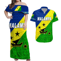 Malampa Province Vanuatu Matching Hawaiian Shirt and Dress Polynesian Pattern Unique Style LT8 Blue - Polynesian Pride