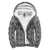 Hawaii Pattern Sherpa Hoodie White - Polynesian Pride
