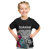 Guam Tribal Latte Stone Tropical Kid T Shirt LT9 - Polynesian Pride