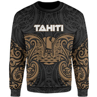Tahiti Polynesian Sweater - Spirit Style Gold Unisex Gold - Polynesian Pride