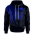 Papua New Guinea Hoodie Polynesian Wings (Blue) Unisex Blue - Polynesian Pride