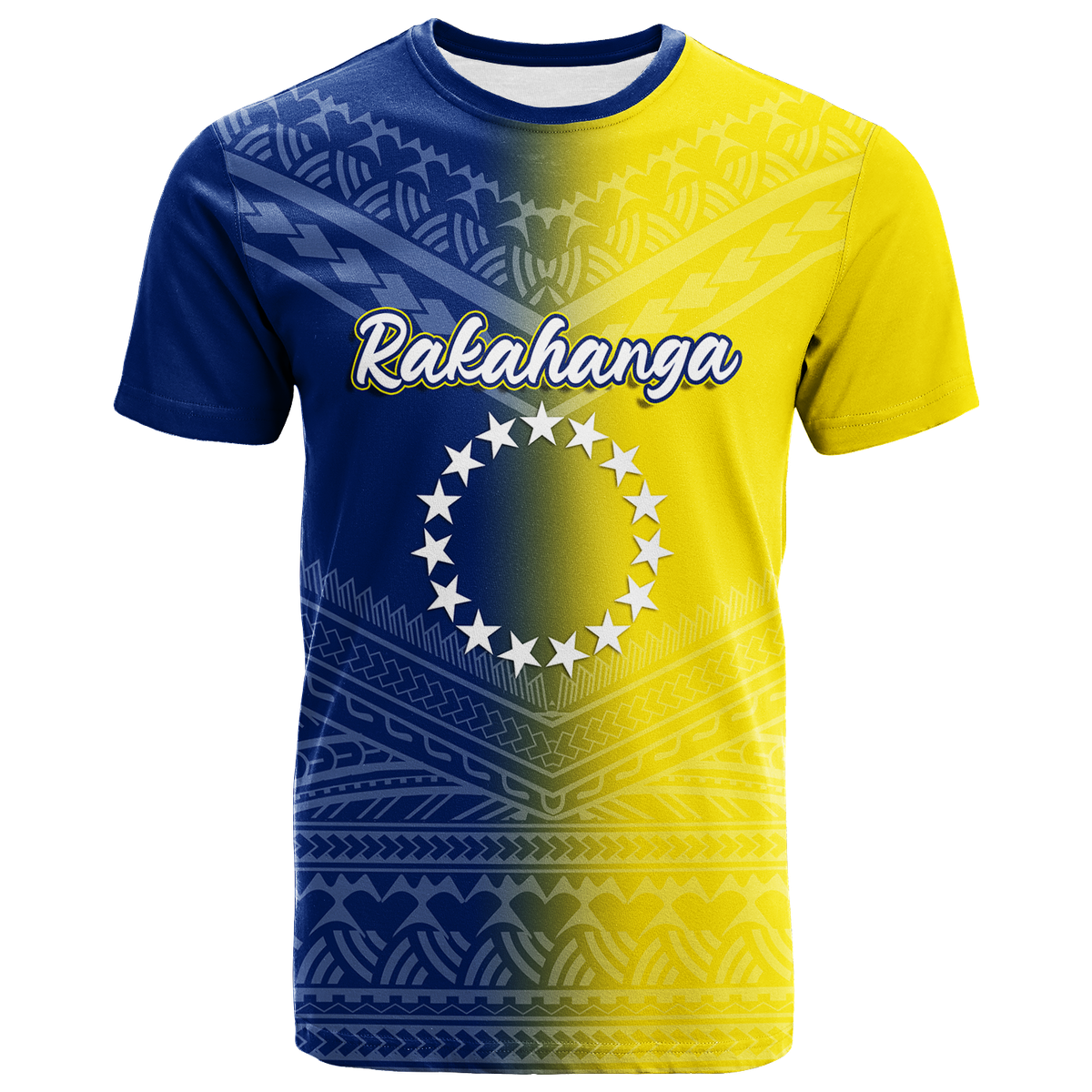 Custom Rakahanga Islands Pride T Shirt LT12 Unisex Blue - Polynesian Pride