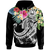 Tahiti Polynesian Hoodie Summer Plumeria (Black) Unisex Black - Polynesian Pride
