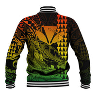 Kakau Polynesian Tribal Hawaiian Turtle with Kanaka Maoli Reggae Baseball Jacket LT9 - Polynesian Pride