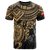 Tonga T Shirt Tonga Coat of Arms Polynesian Golden Turtle Hibiscus Unisex BLACK - Polynesian Pride