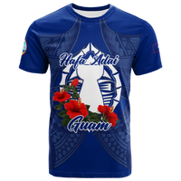 Hafa Adai Guam Legend T Shirt LT12 Unisex Blue - Polynesian Pride
