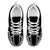 New Zealand Silver Fern Sneakers, Maori Koru Tattoo Black LT4 - Polynesian Pride