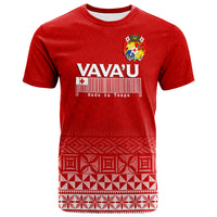 Custom Tonga Vavau T Shirt Tongan Pattern LT12 Unisex Red - Polynesian Pride