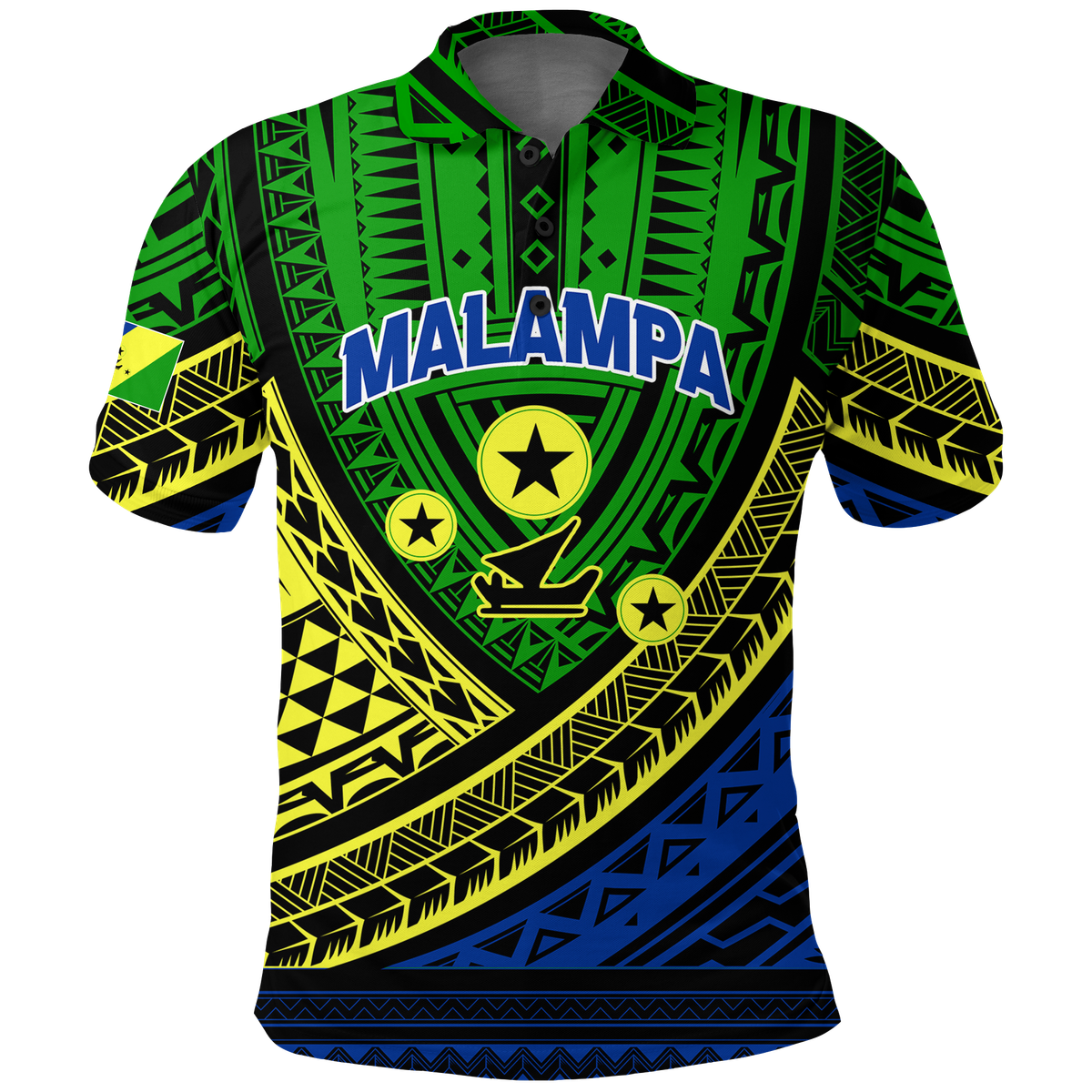 Custom Vanuatu Malampa Province Tribal Pattern Polo Shirt LT12 Unisex Green - Polynesian Pride
