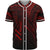 Nauru Baseball Shirt - Red Color Cross Style Unisex Black - Polynesian Pride