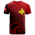 Papua New Guinea T Shirts Raggiana Bird of Paradise Polynesian Patterns Unisex Red - Polynesian Pride
