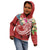 Tahiti Polynesian Hoodie Summer Plumeria (Red) - Polynesian Pride