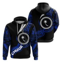 Chuuk Hoodie Micronesia Pride LT12 Unisex Black - Polynesian Pride
