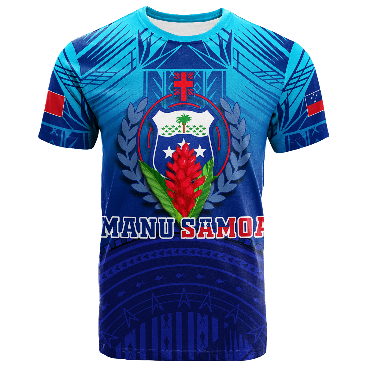 Custom Manu Samoa Legend T Shirt LT12 Unisex Blue - Polynesian Pride