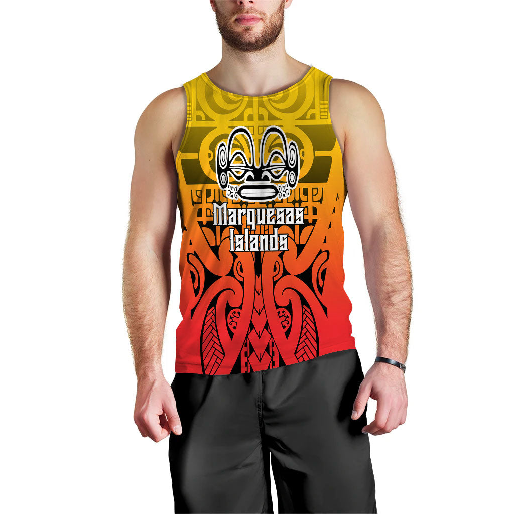 Marquesas Islands Marquesan Tattoo Men Tank Top - LT12 - Polynesian Pride