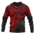 Marshall Islands Polynesian Hoodie Red Turtle Unisex Red - Polynesian Pride