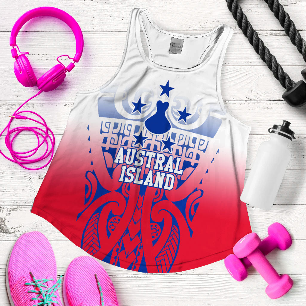 Austral Islands Tribal Tattoo Women Tank Top - LT12 - Polynesian Pride