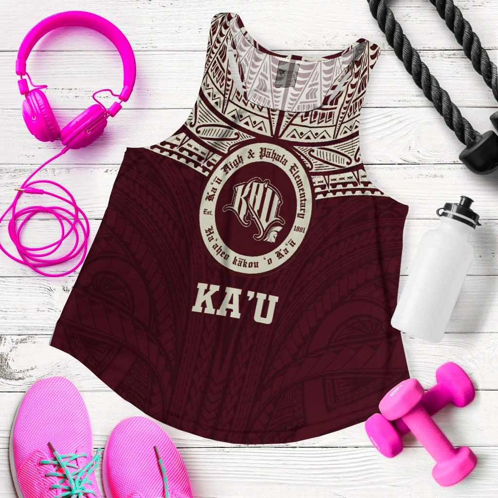Hawaii Kau High & Pahala Elementary School Pride Women Tank Top - LT12 - Polynesian Pride