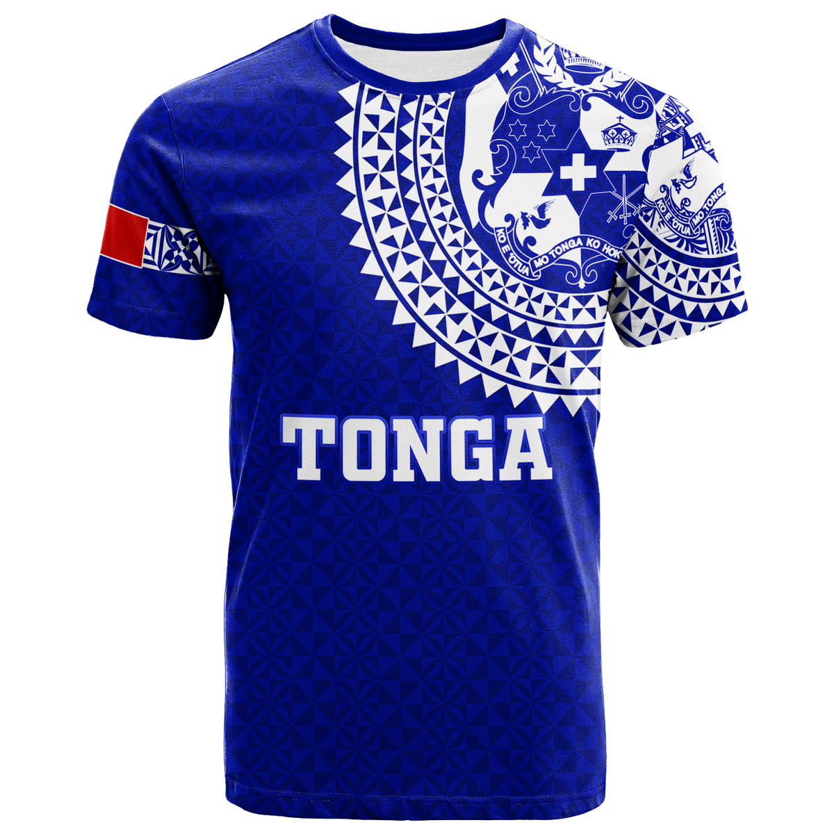 Tonga T Shirt Tongan Blue Turtle LT12 Unisex Blue - Polynesian Pride