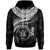 Niue Polynesian Hoodie Niue Waves (White) Unisex White - Polynesian Pride