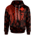 Papua New Guinea Hoodie Polynesian Wings (Red) Unisex Red - Polynesian Pride