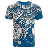 Yap Polynesian T Shirt Polynesian Turtle Unisex Blue - Polynesian Pride