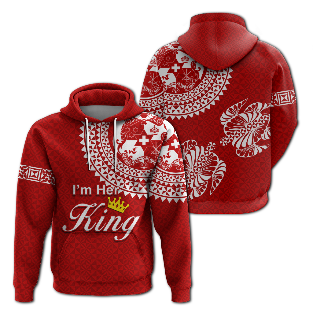 Custom Valentine Day Tonga Couple Love Hoodie Tongan Turtle LT12 - Polynesian Pride