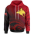 Papua New Guinea Hoodie Raggiana Bird of Paradise Polynesian Patterns Unisex Red - Polynesian Pride