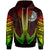 American Samoa Custom Hoodie Fish Hook Unisex Red - Polynesian Pride