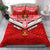 Tonga Rugby Mate Ma'a Tonga Tapa Pattern Bedding Set - LT2 RED - Polynesian Pride