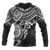 Marshall Islands Polynesian Hoodie White Turtle Unisex White - Polynesian Pride
