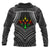 Kosrae Polynesian Hoodie Kosrae Flag Reggae Color Unisex Reggae - Polynesian Pride