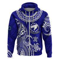 Custom Pukapuka Cook Islands Polynesian Turtle Art Hoodie LT14 - Polynesian Pride