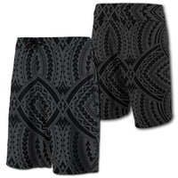Hawaii Polynesian Tradition Board Shorts Gray Men Grey - Polynesian Pride