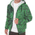 Green Palm Polynesian Sherpa Hoodie - Polynesian Pride