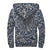Beige Blue Polynesian Sherpa Hoodie - Polynesian Pride