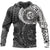 Hoodie Polynesian Tattoo White Style Unisex White - Polynesian Pride