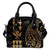 Kanaka Map Gold Polynesian Shoulder Handbag One Size Gold - Polynesian Pride