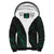 Hawaii Sherpa Hoodie - Frida Style - Green Black - Polynesian Pride