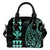 Kanaka Map Turquoise Polynesian Shoulder Handbag One Size Turquoise - Polynesian Pride