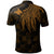 Papua New Guinea Custom Polo Shirt Polynesian Wings (Golden) - Polynesian Pride