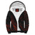 Hawaii Sherpa Hoodie - Frida Style - Red Black - Polynesian Pride
