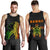 Hula Girl And Turtle Hibiscus Men's Tank Top Black - Polynesian Pride